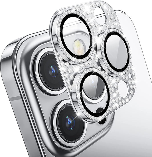 Mansoorr for iPhone 14 Pro & iPhone 14 Pro Max Camera Lens Protector - Sliver