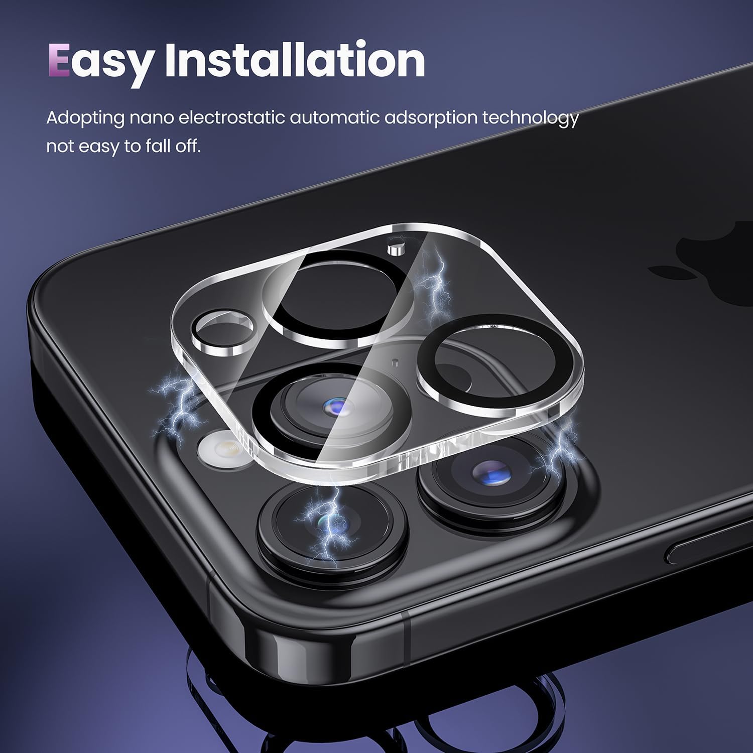 3-Pack HD Tempered Glass Camera Lens Protector for iPhone 15 Pro / iPhone  15 Pro Max - HD Accessory